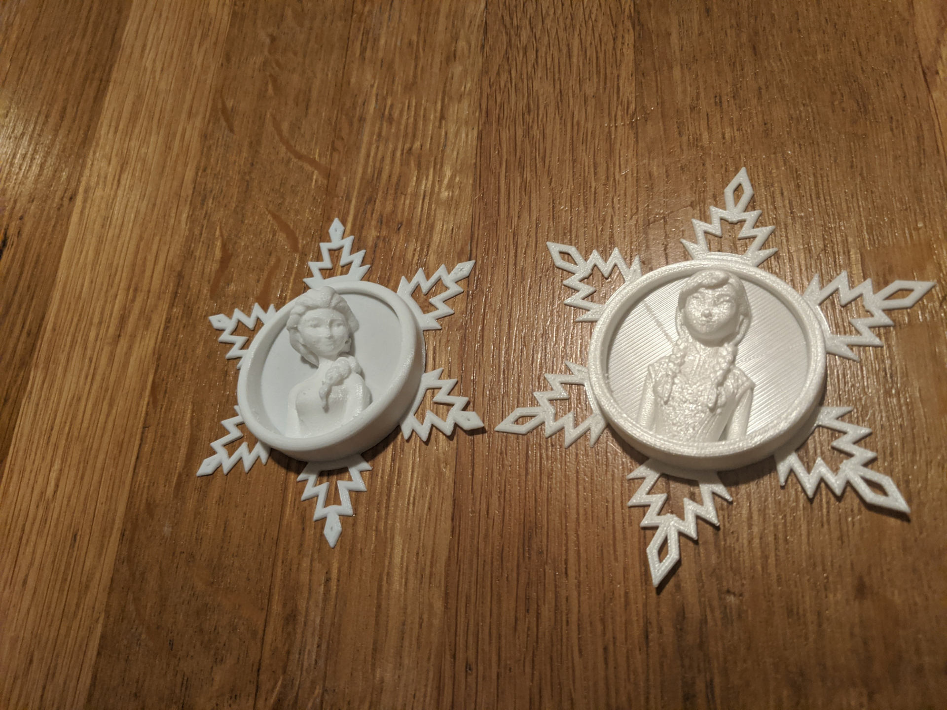 FROZEN anna e elsa snow flake - christmas