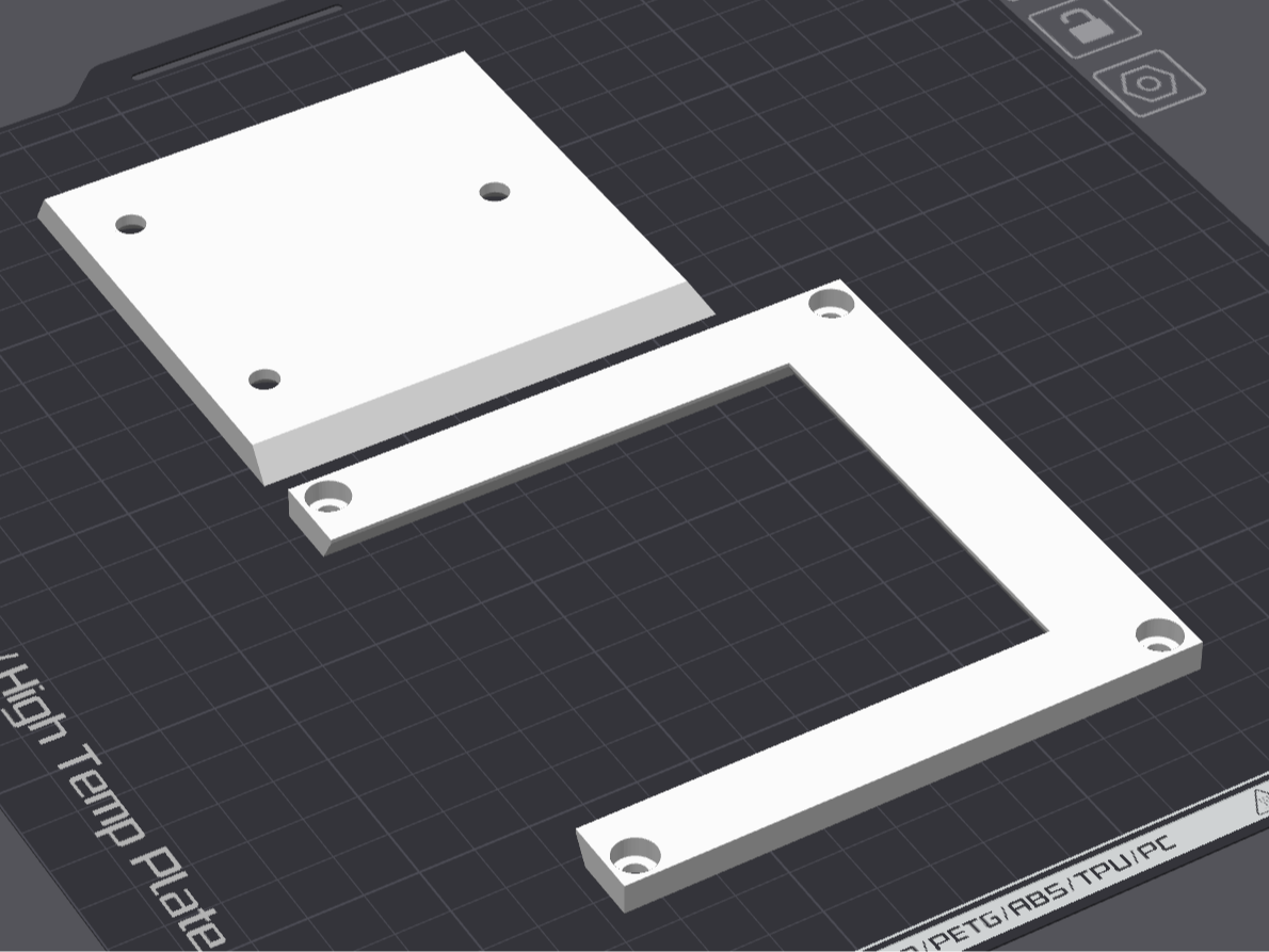 6mm flat 100x100 VESA Mount