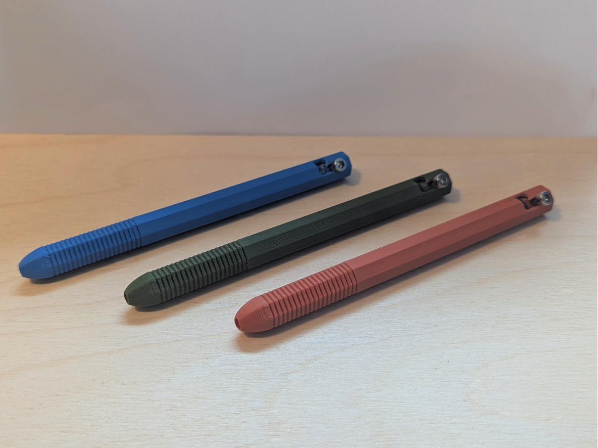 Simplified Bolt Action Pen (G2 + S-Gel)