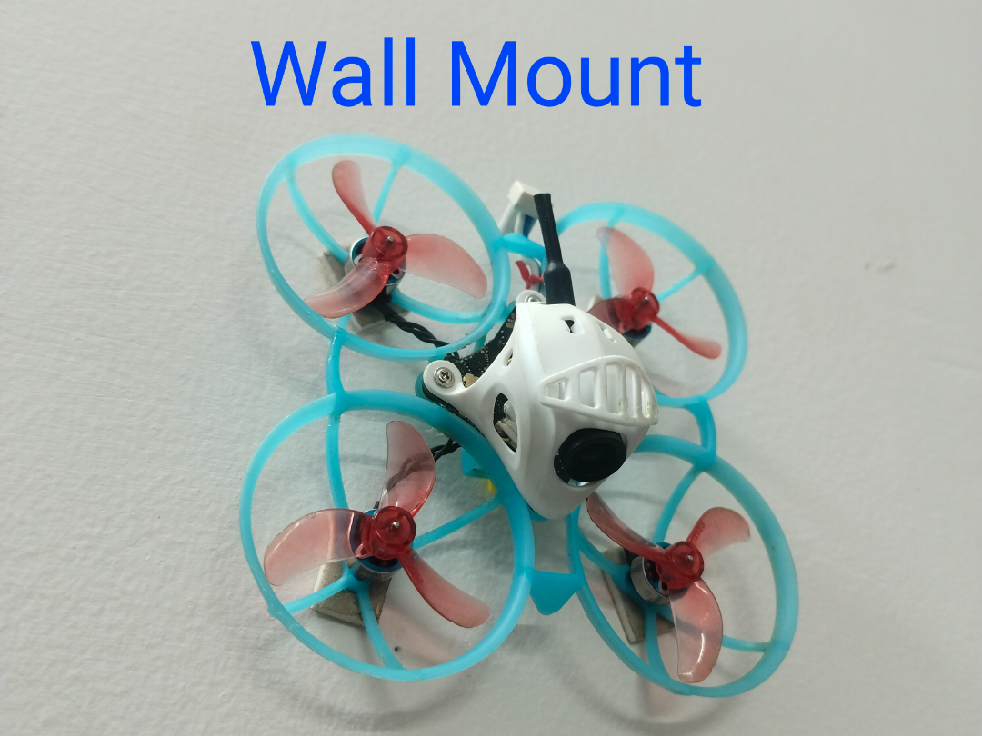 Tiny Whoop Wall Mount Less than 1 g ! Under 12min!