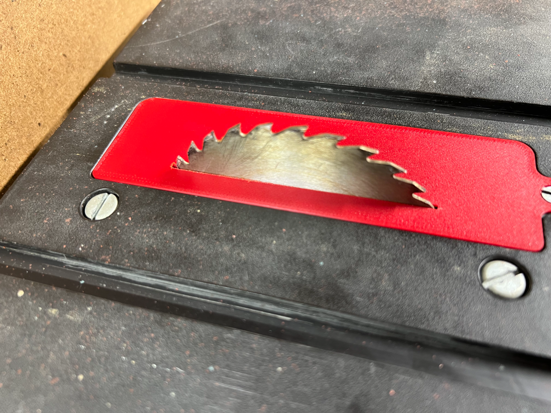 Zero Kerf Dremel 580 Table Saw Plate