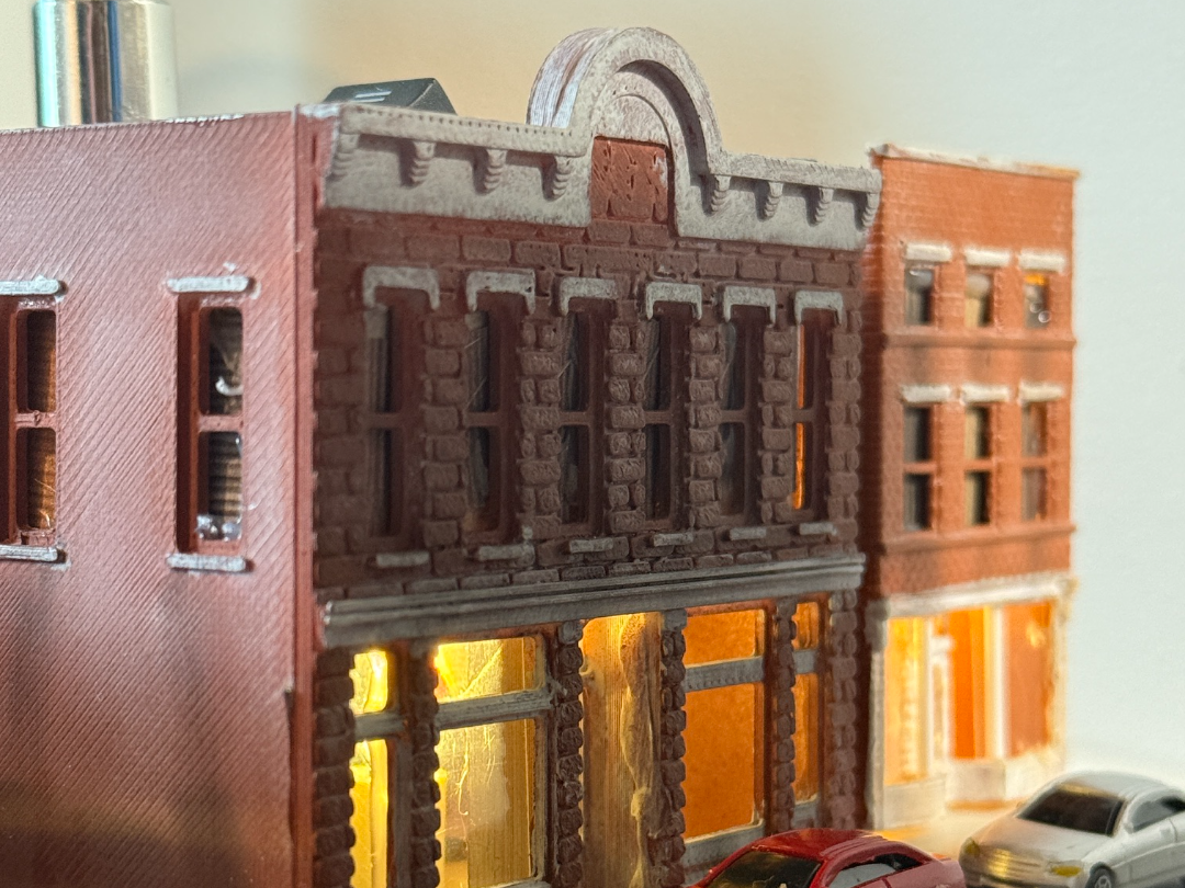 N Scale Town Building Block