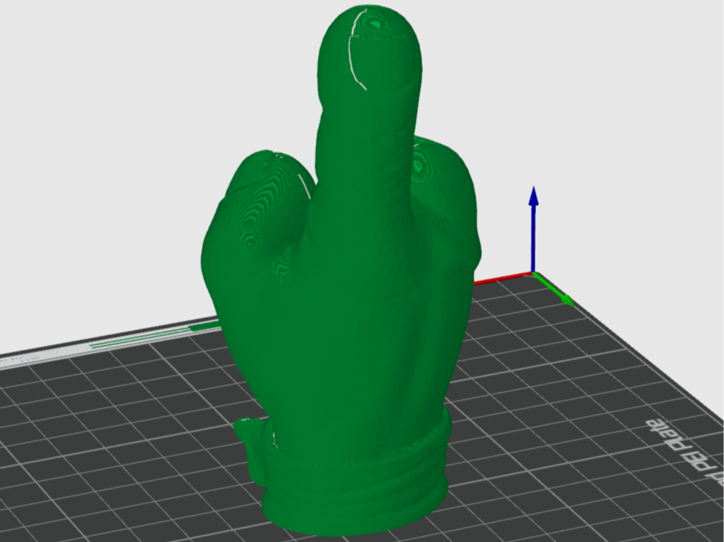 Turtles Ninja Fuck Off Finger usable for FPV Fin