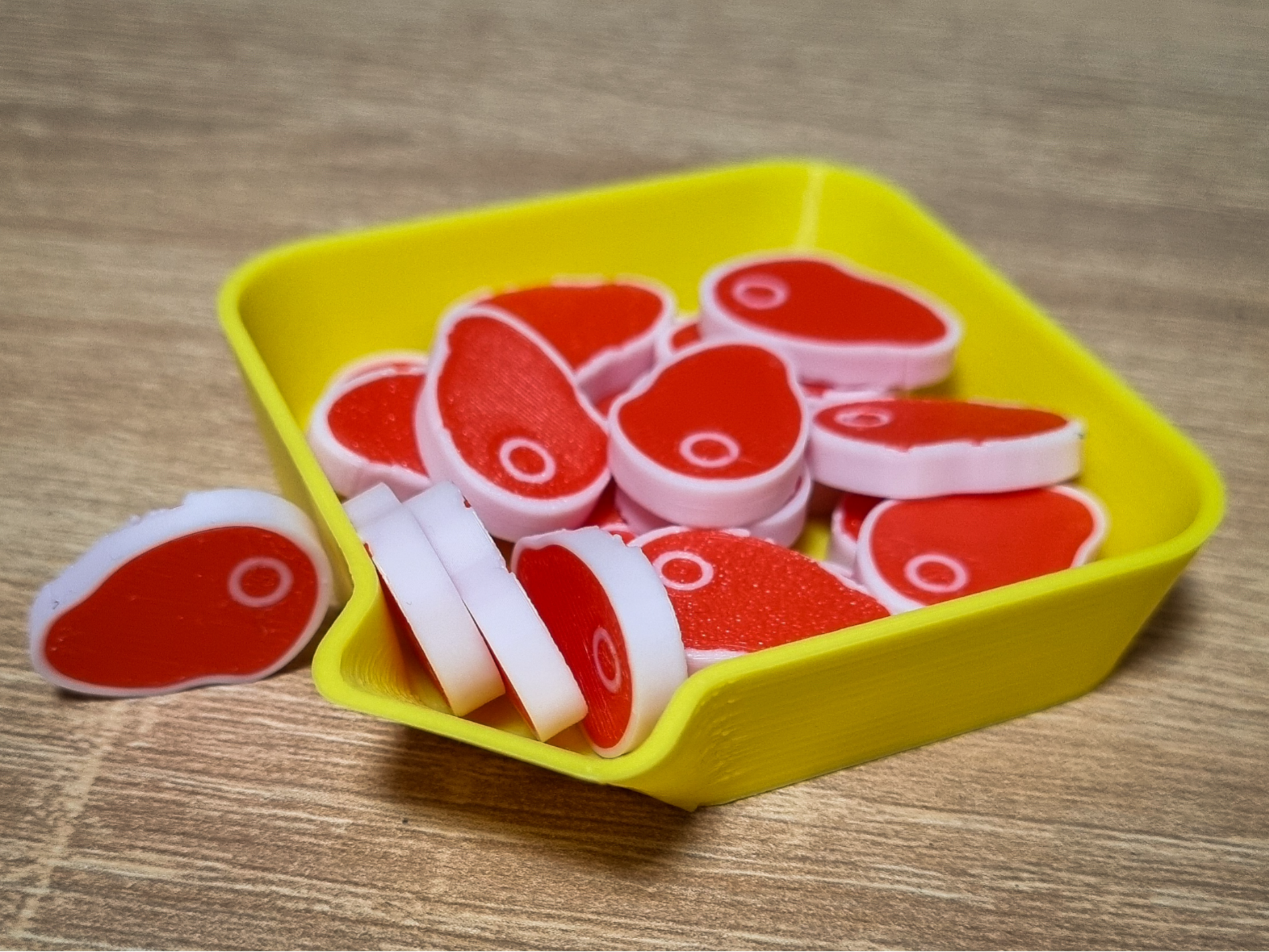Meat Tokens for Board Games