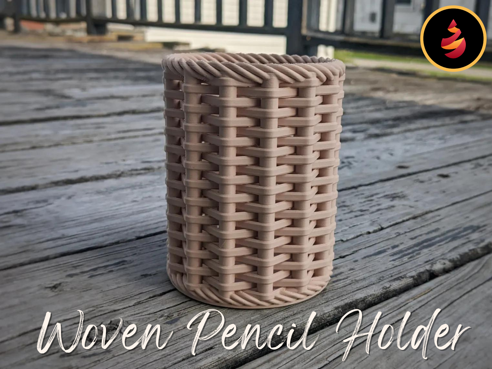Woven Pencil Holder