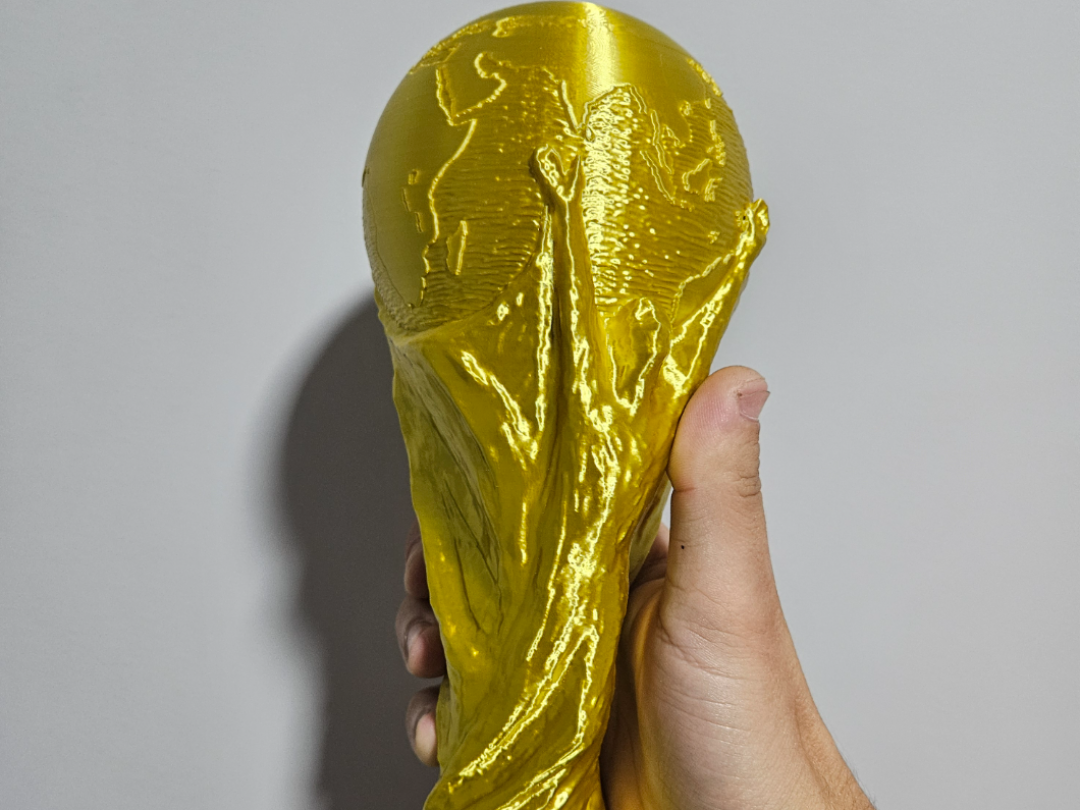 Taça Copa do Mundo para Preencher de Gesso