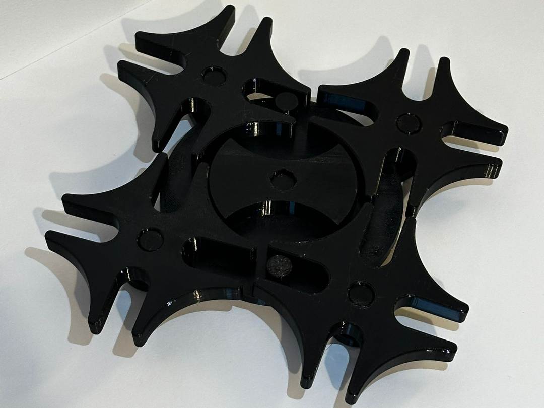 Geneva wheel system for 4 geneva wheels