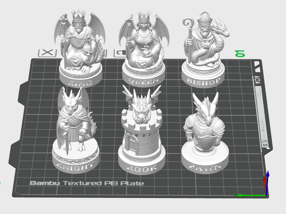 Dragon Human-Hybrid Clan Chess Set