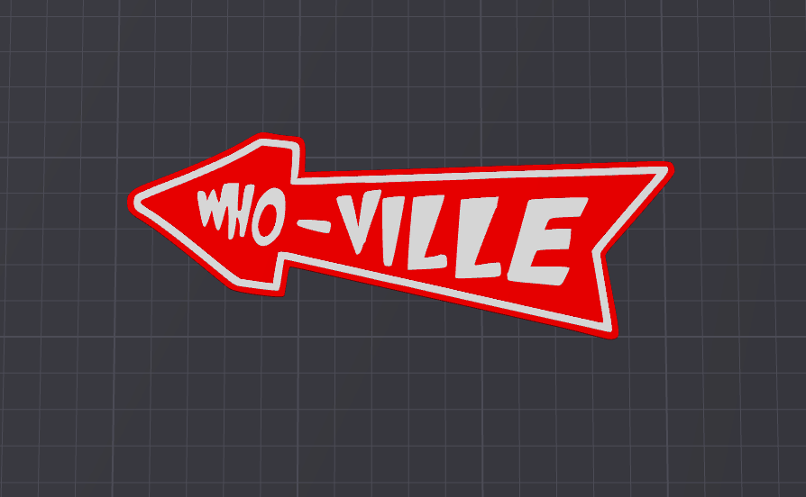Who-Ville ornament size