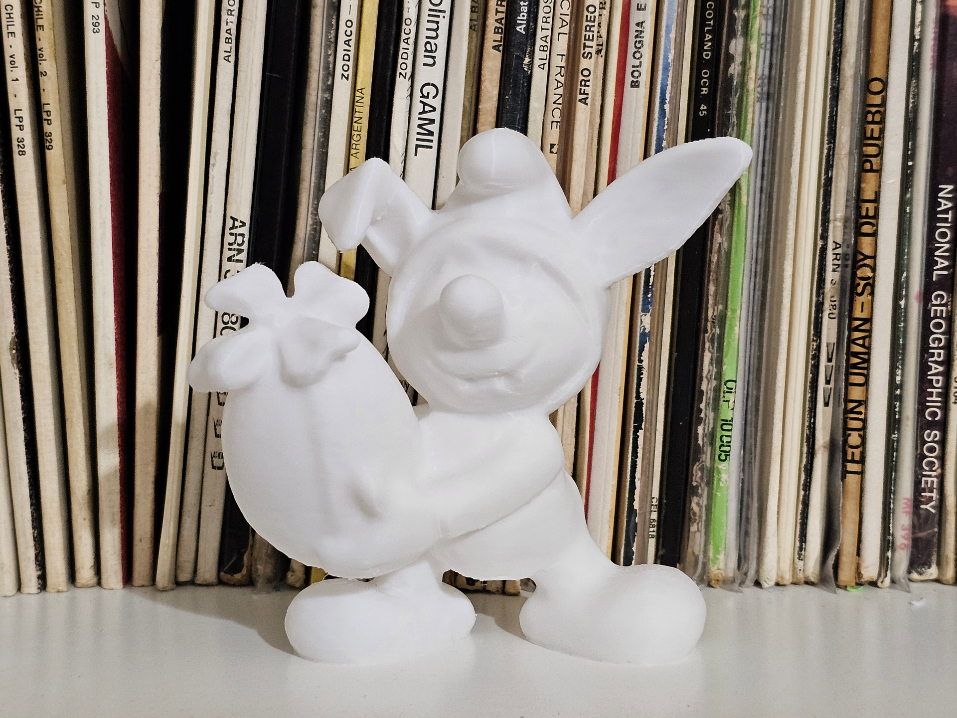 Easter Smurf figure