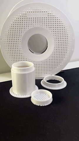 Desiccant Container Double Lid for Bambu Lab Spool