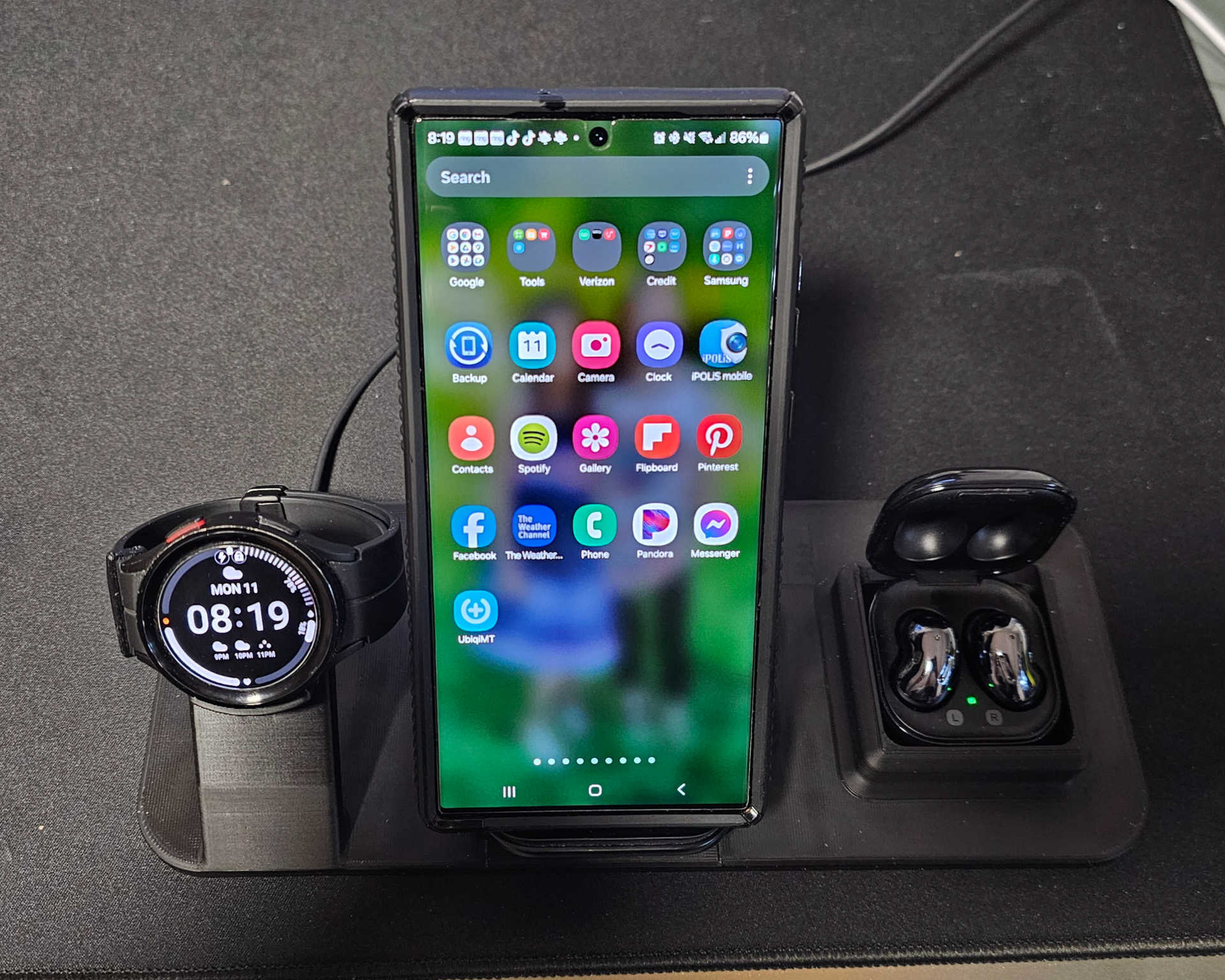 Samsung 44mm watch4 stand/phone /Earbuds base