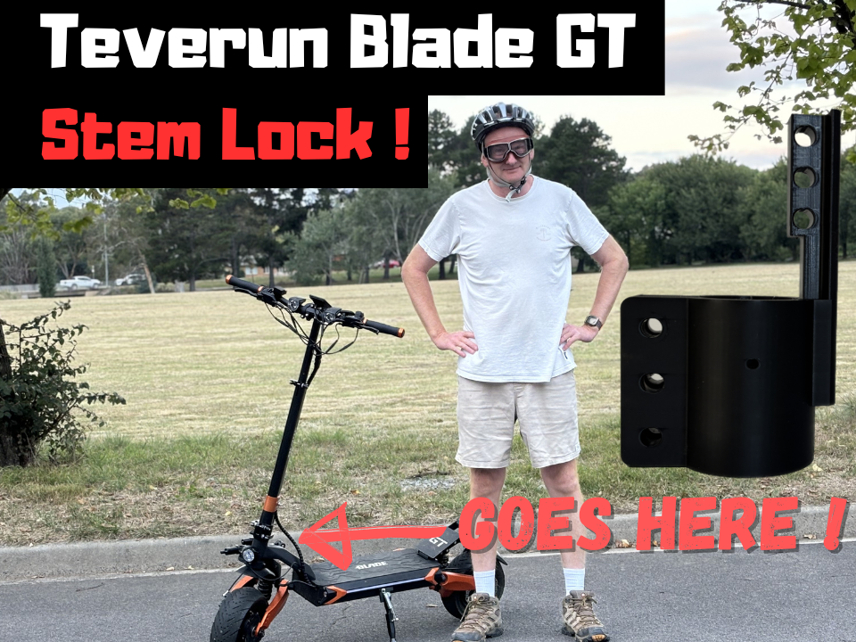 Escooter - Teverun Blade GT - Stem Lock