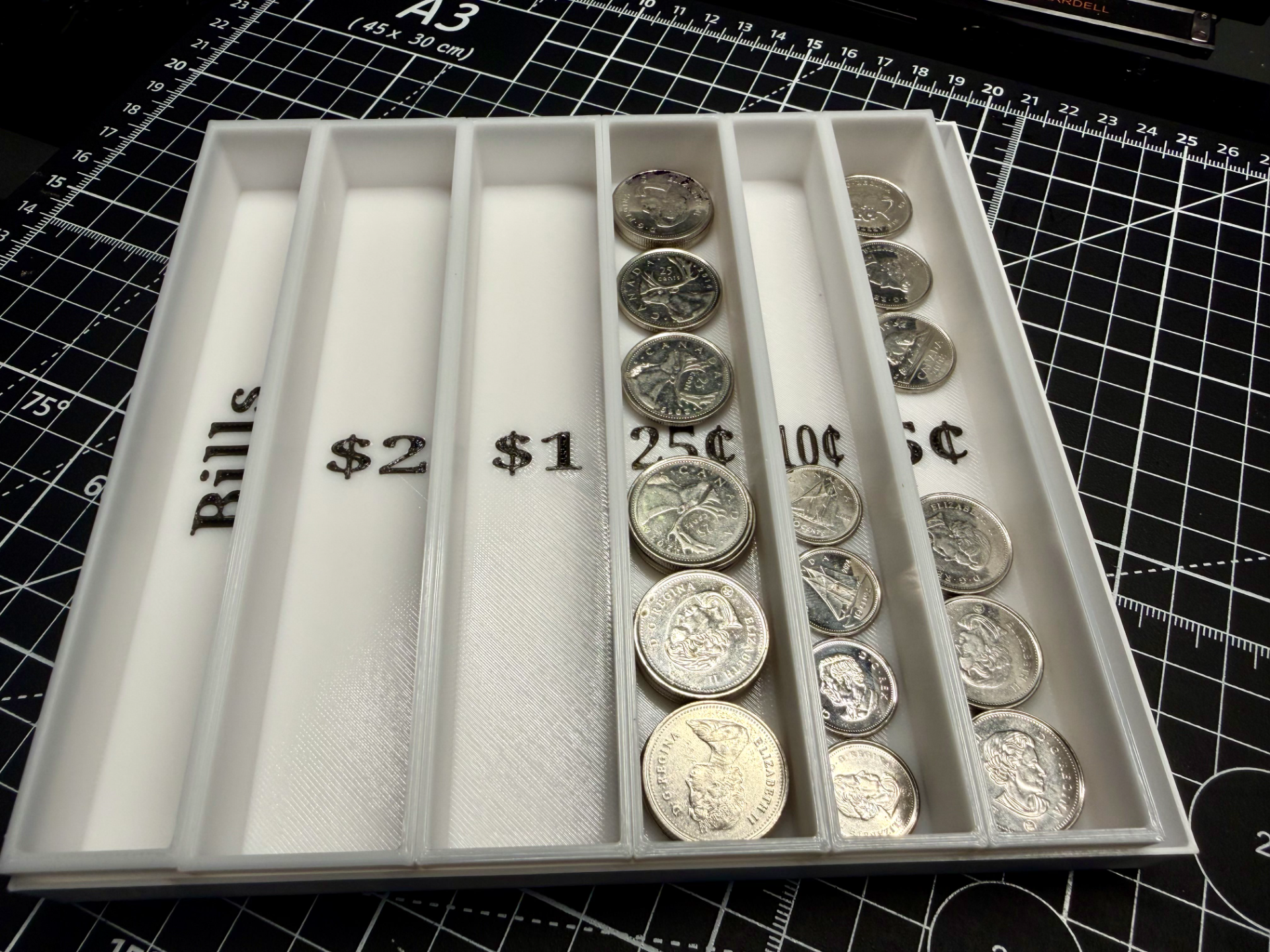 Canadian Spare Change Holder