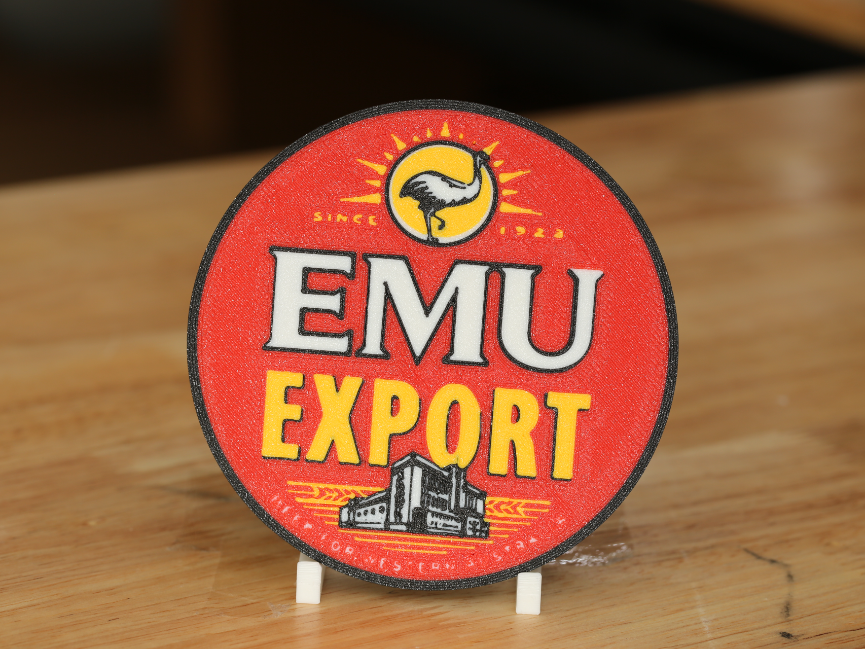 Emu Export Australian Beer 100mm Round Coaster