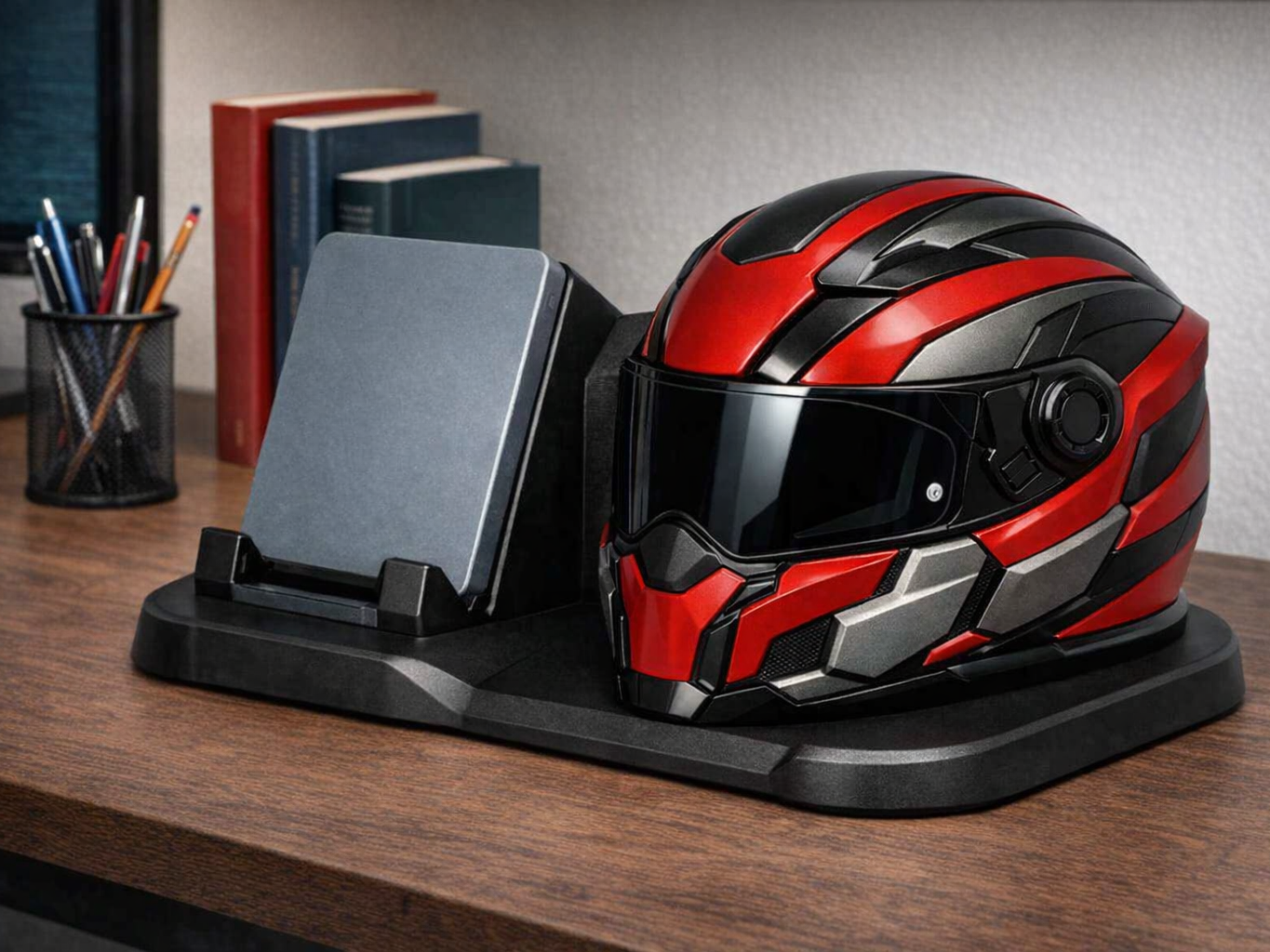 porta cellulare casco moto