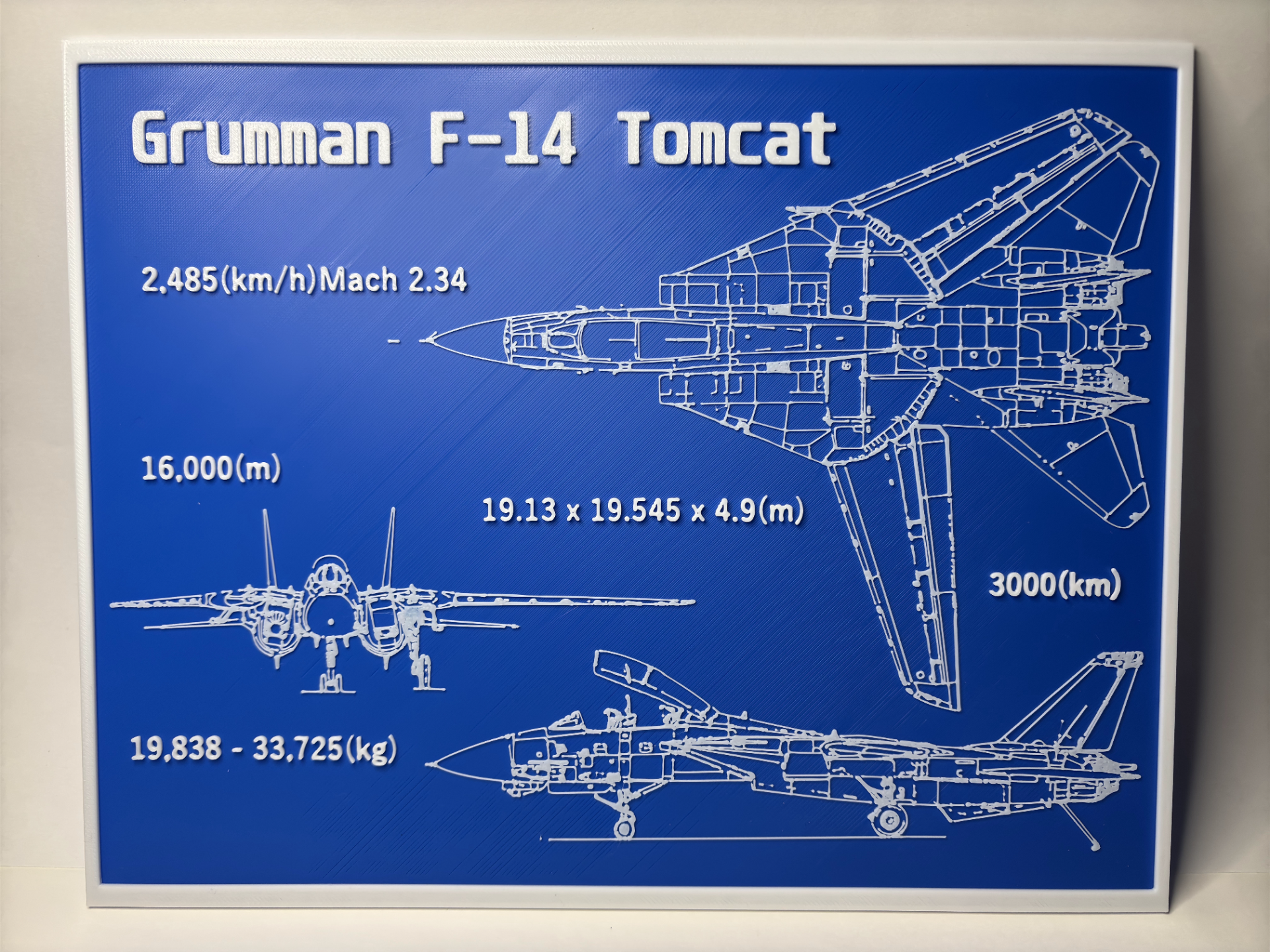 Grumman F-14 Tomcat - Blueprint