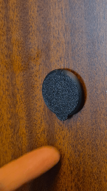 Door peephole cover (print in place)