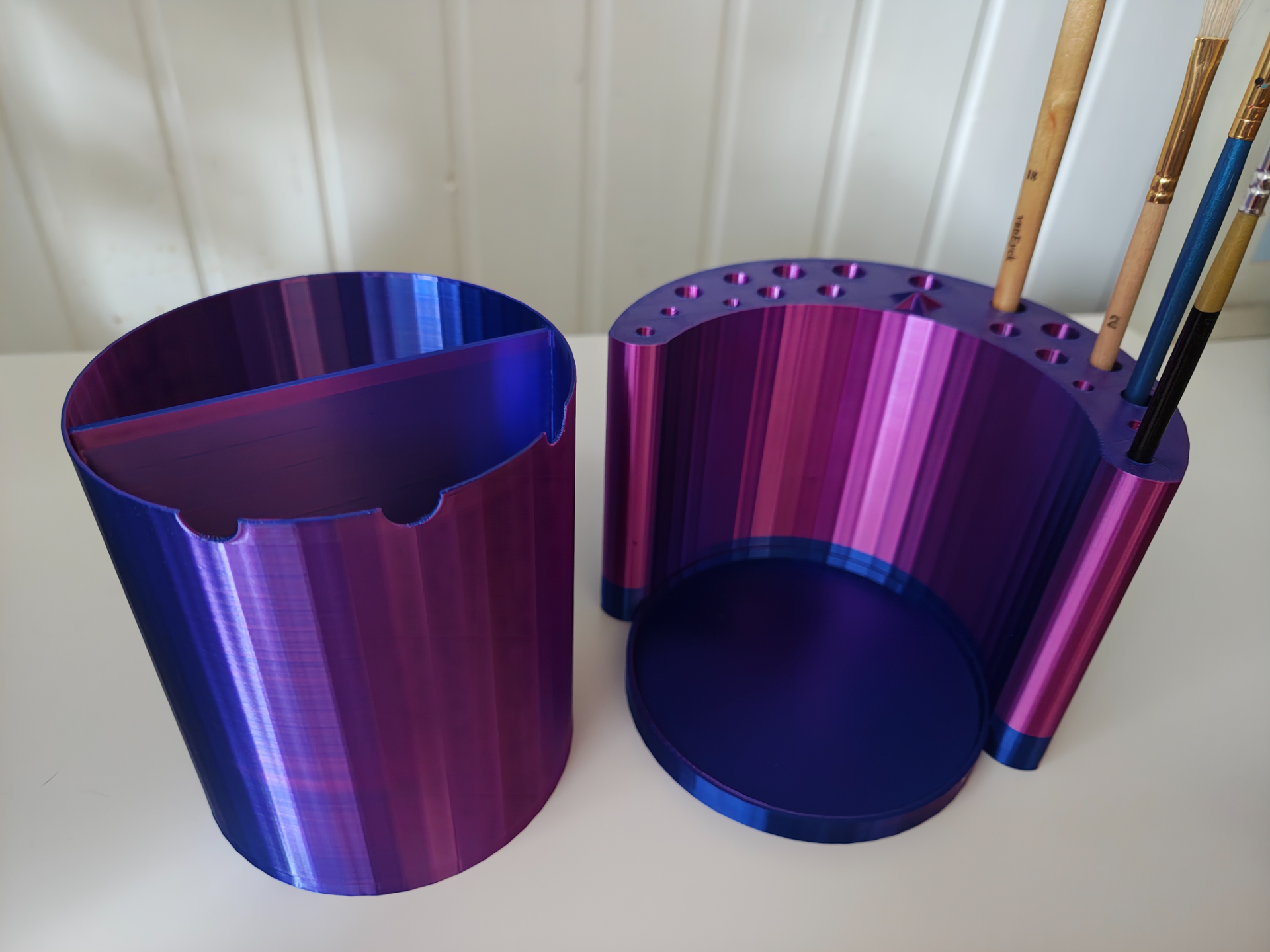 Sternen Pinselhalter mit Wasserbehälter