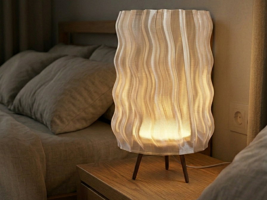 Laslo Lamp - Modern Pleated Table Lamp