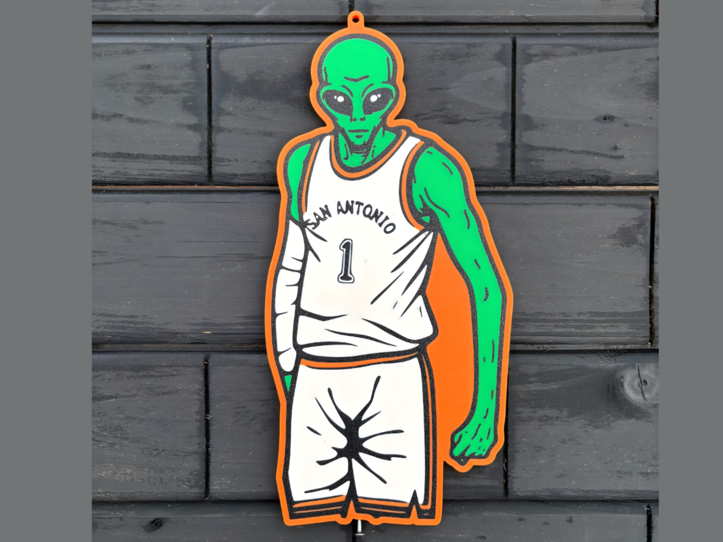 The Alien| Victor Wembanyama Spurs Fan Art