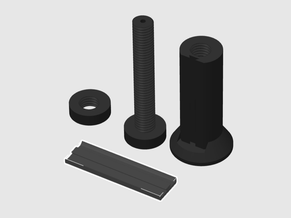 Support for GPU, with neutral plate for your logo