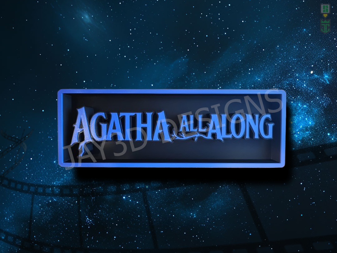 Agatha All Along Cinema Film Room Sign Box