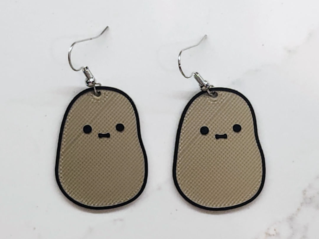 Potato Earrings