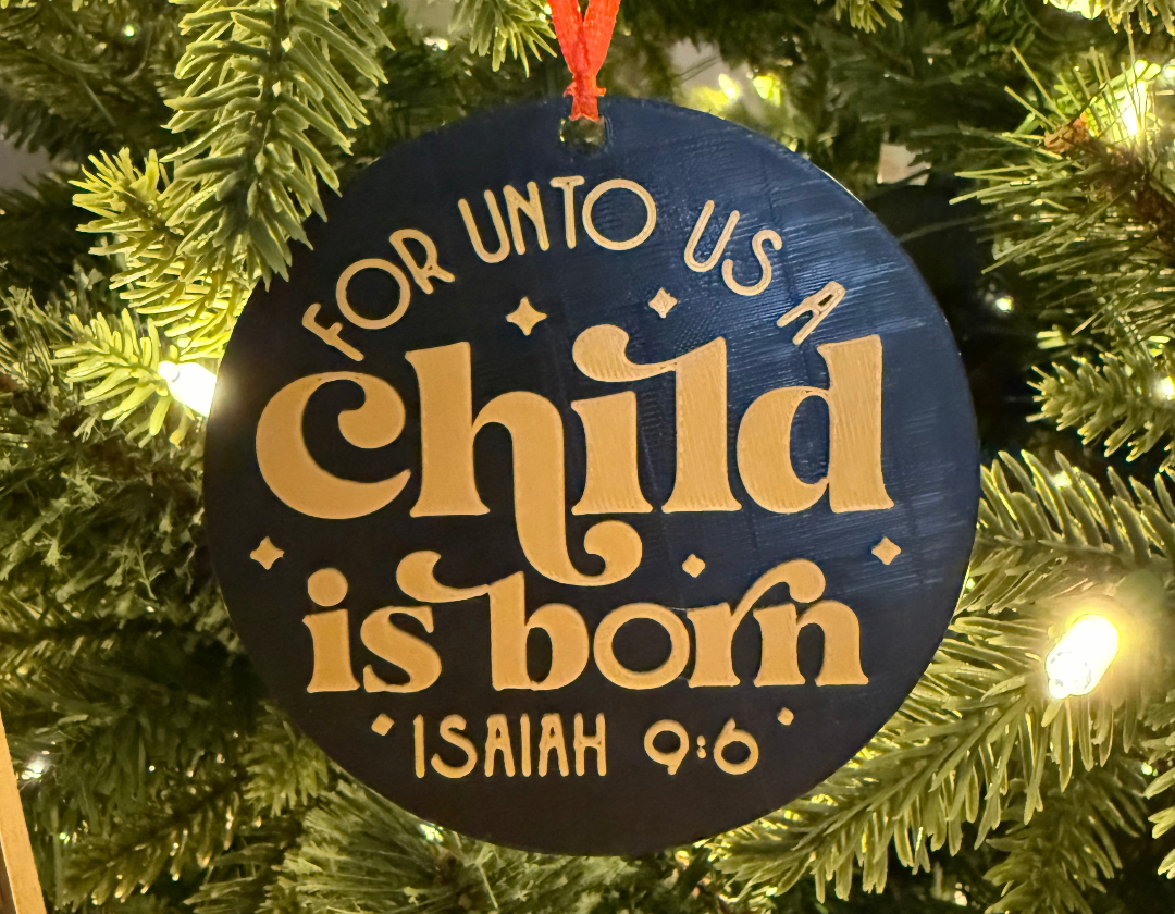 A Child is Born Ornament