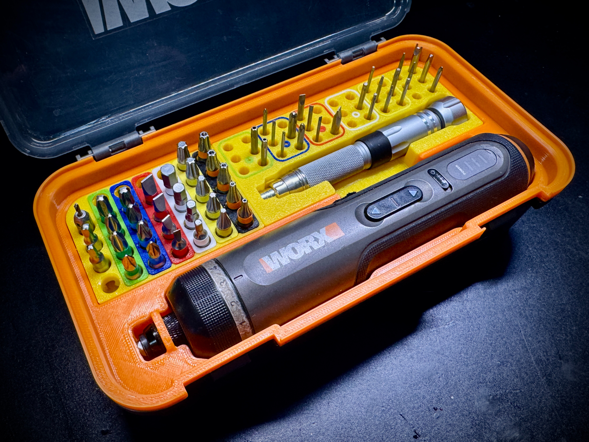 Toolbox middle plate for WORX WX242 screwdriver