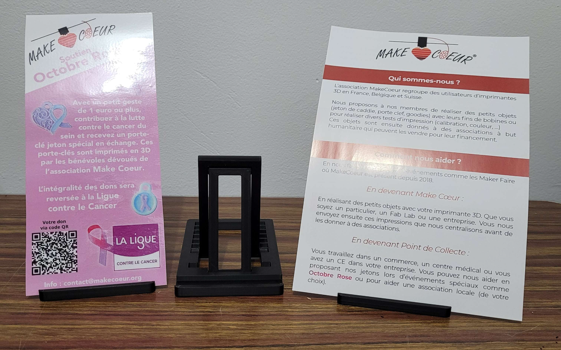 Support pliable PLV