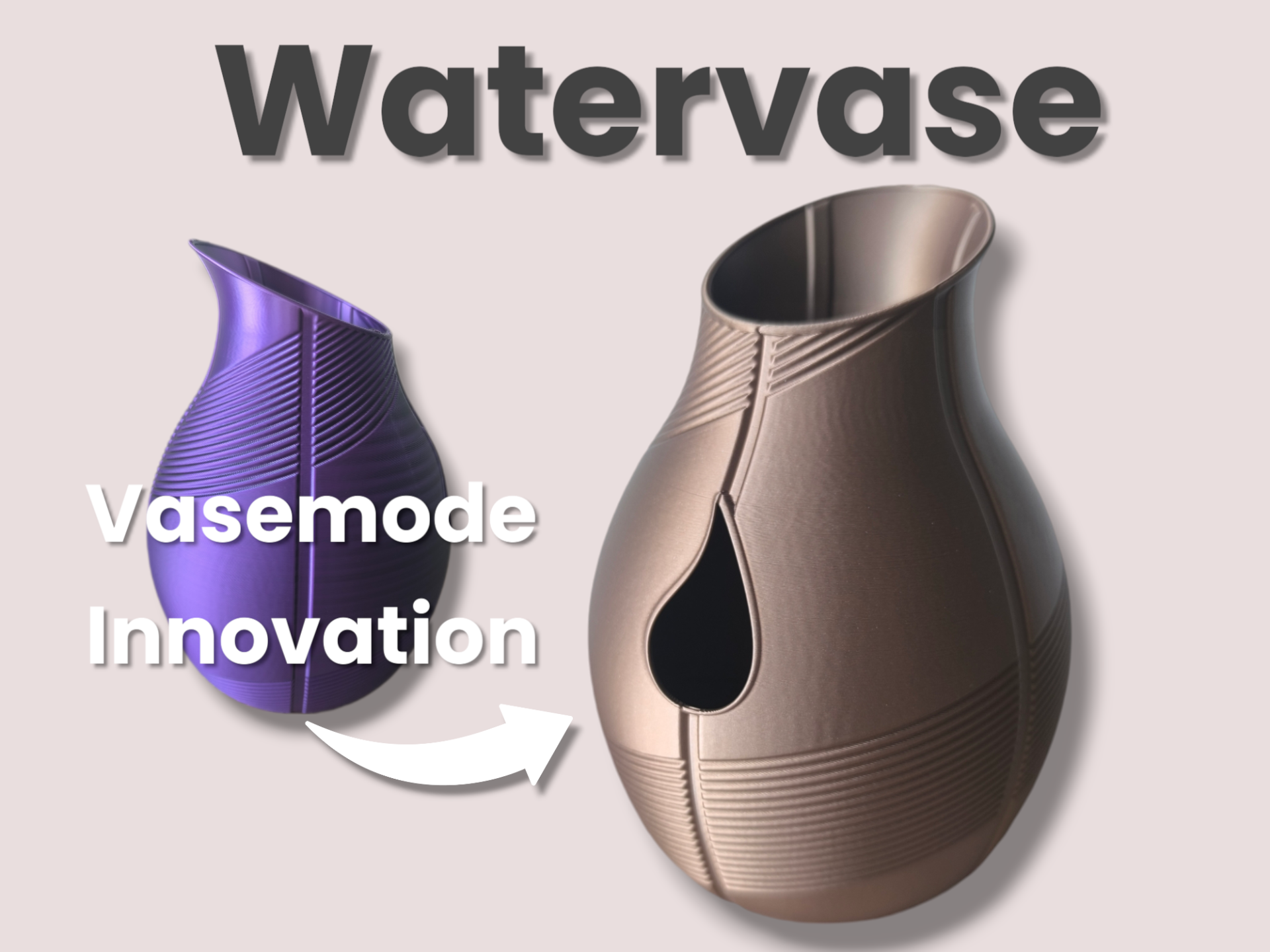 Watervase -  #CutVase Special Spiral Mode