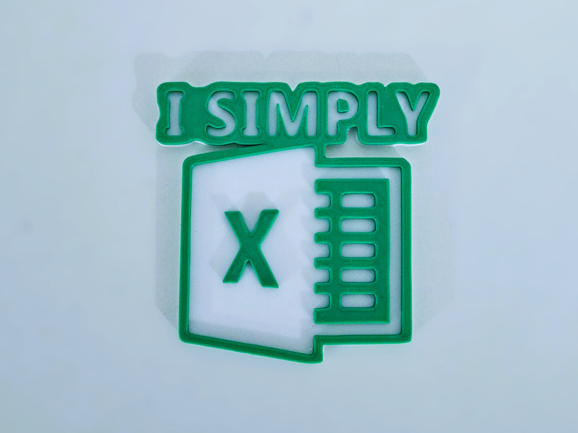 I simply Excel badge / sign