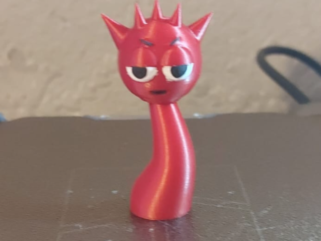 Raddy AKA The RED Sprunki Model 6cm