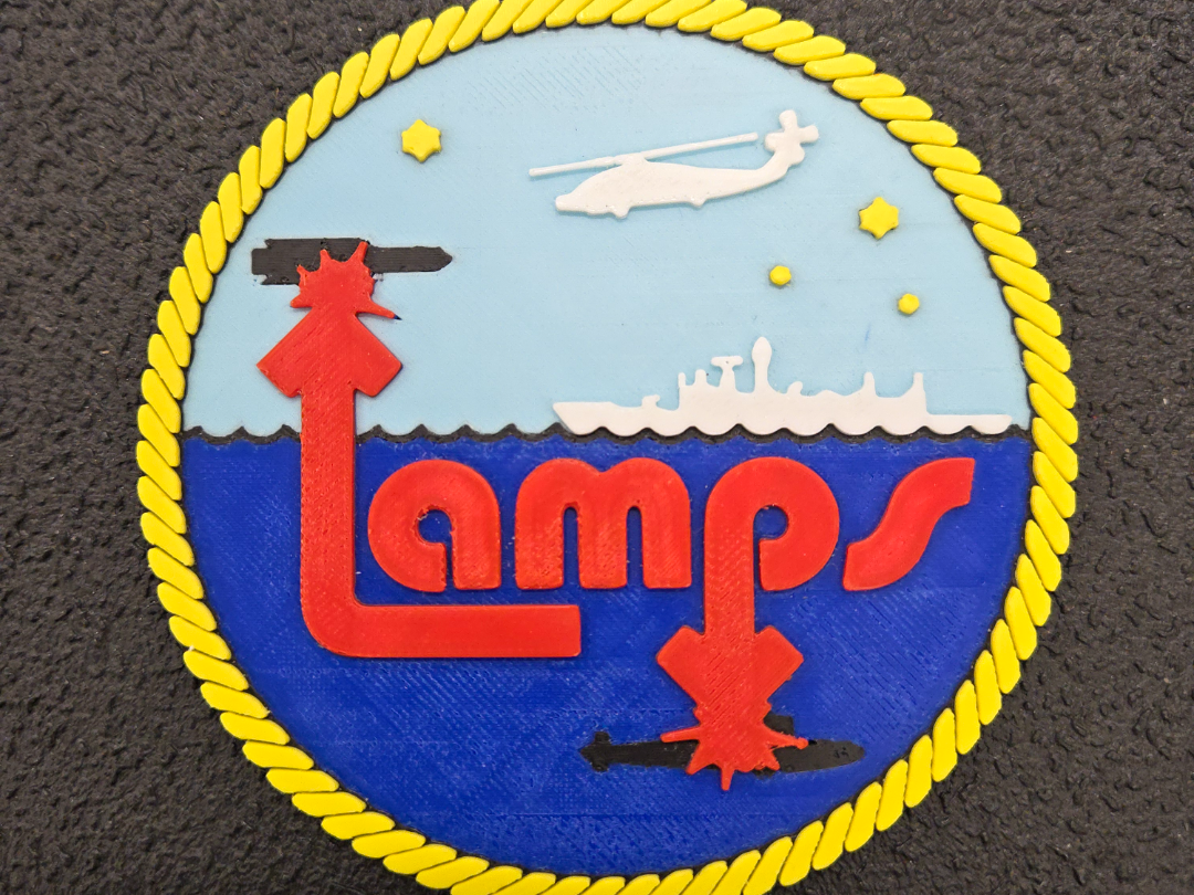 US Navy LAMPS Logo Patch