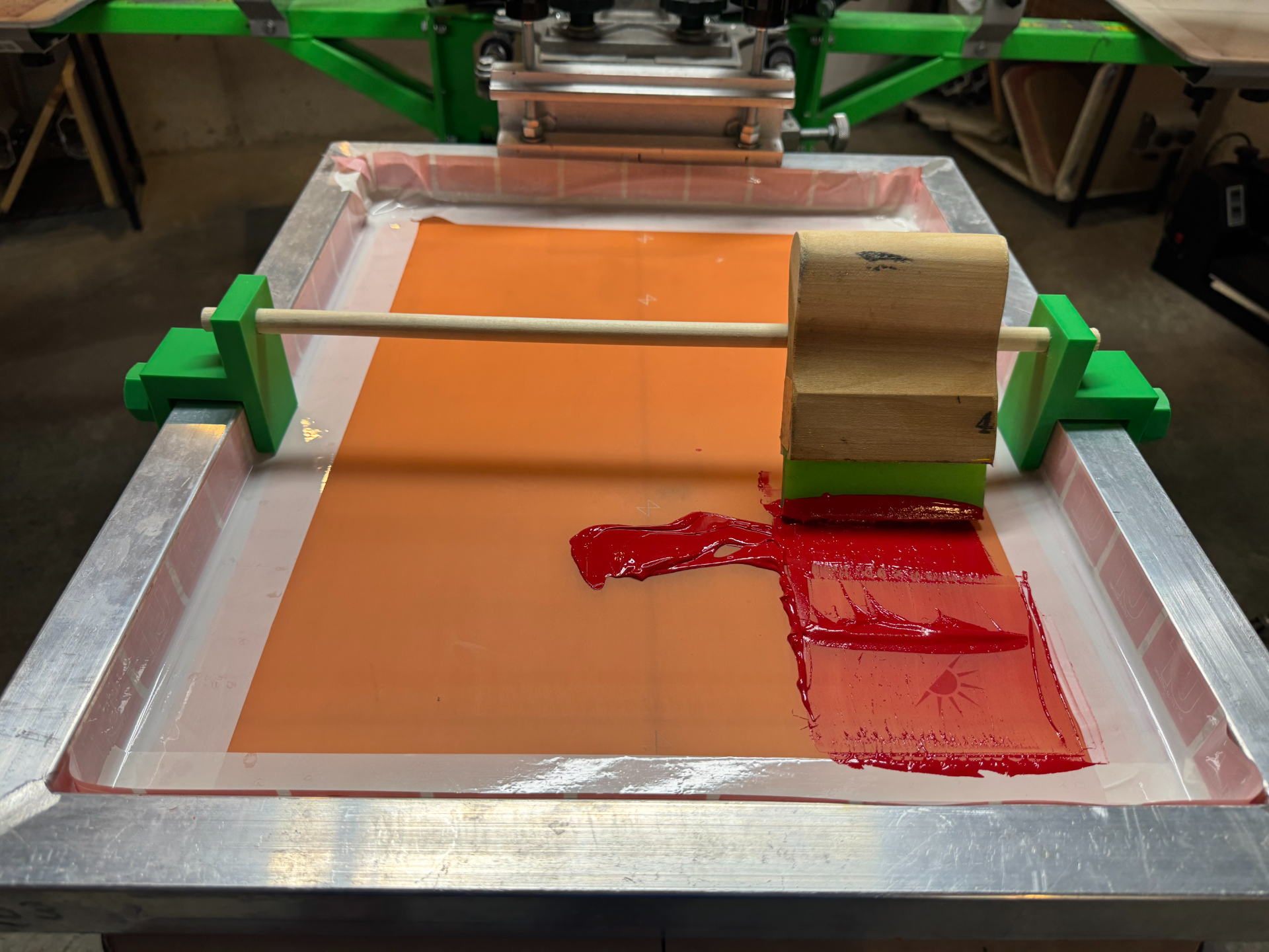 Screen Print Squeegee Holder