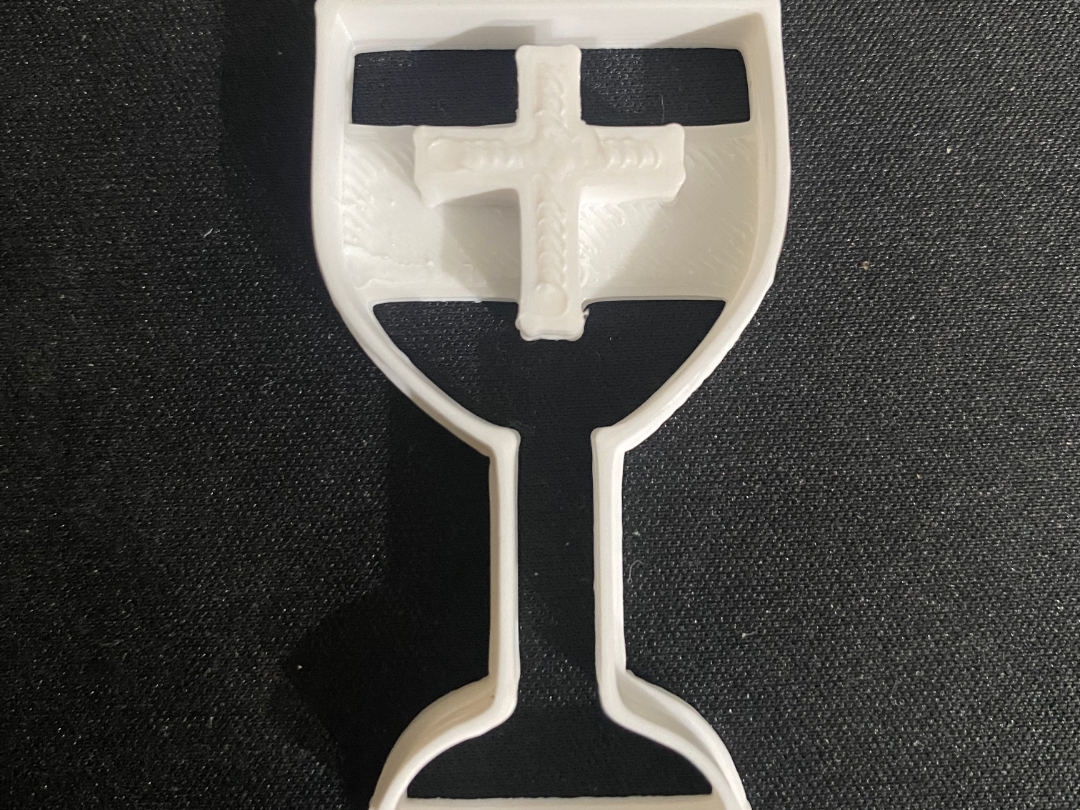 Christian wine cookie cutter