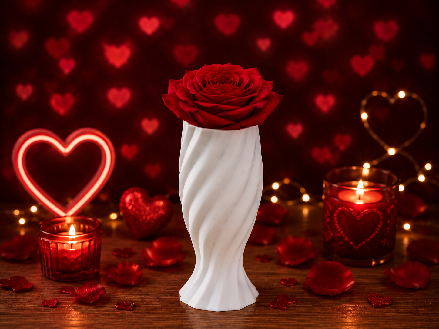 Vase flûte élipse de jade