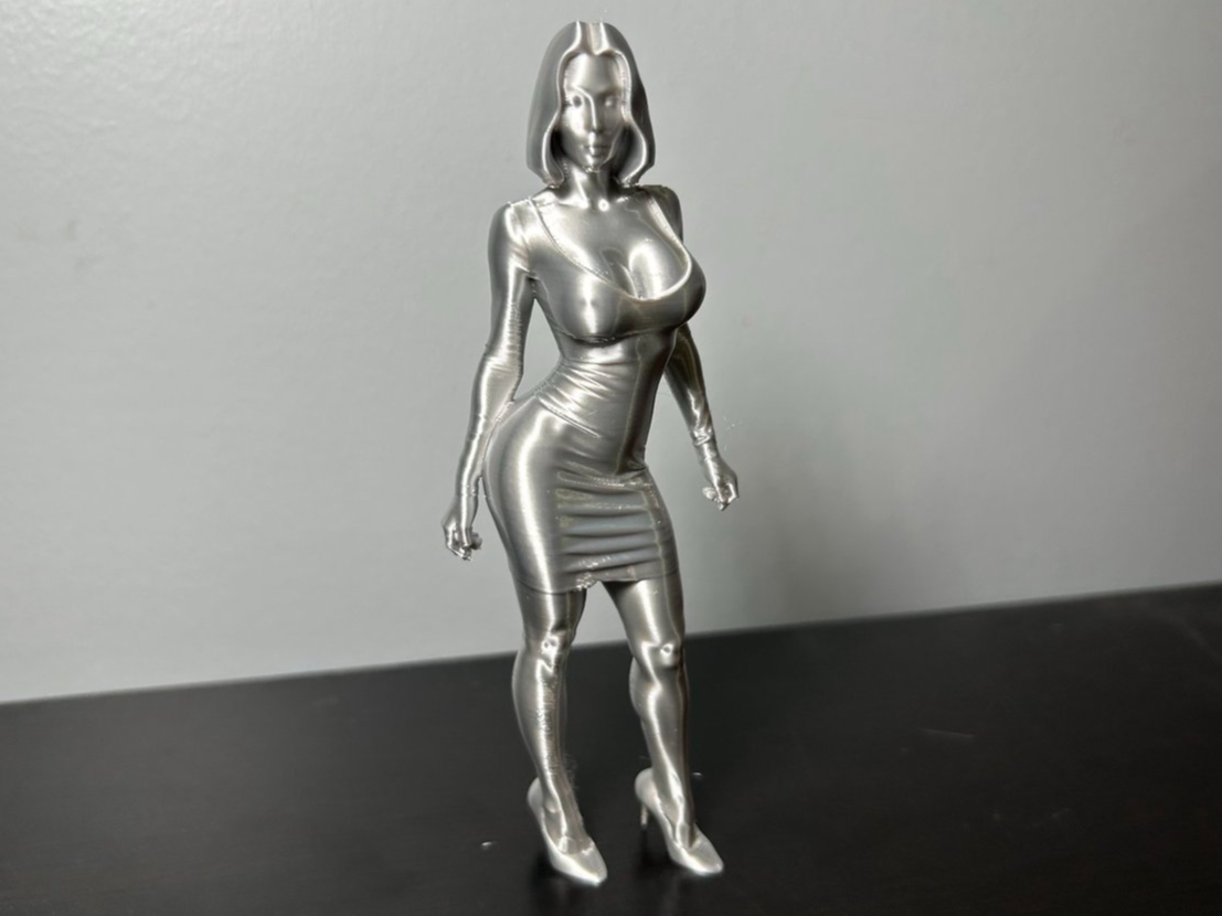 Stiletto Vixen: A High-Heel Femme Fatale Sculpture
