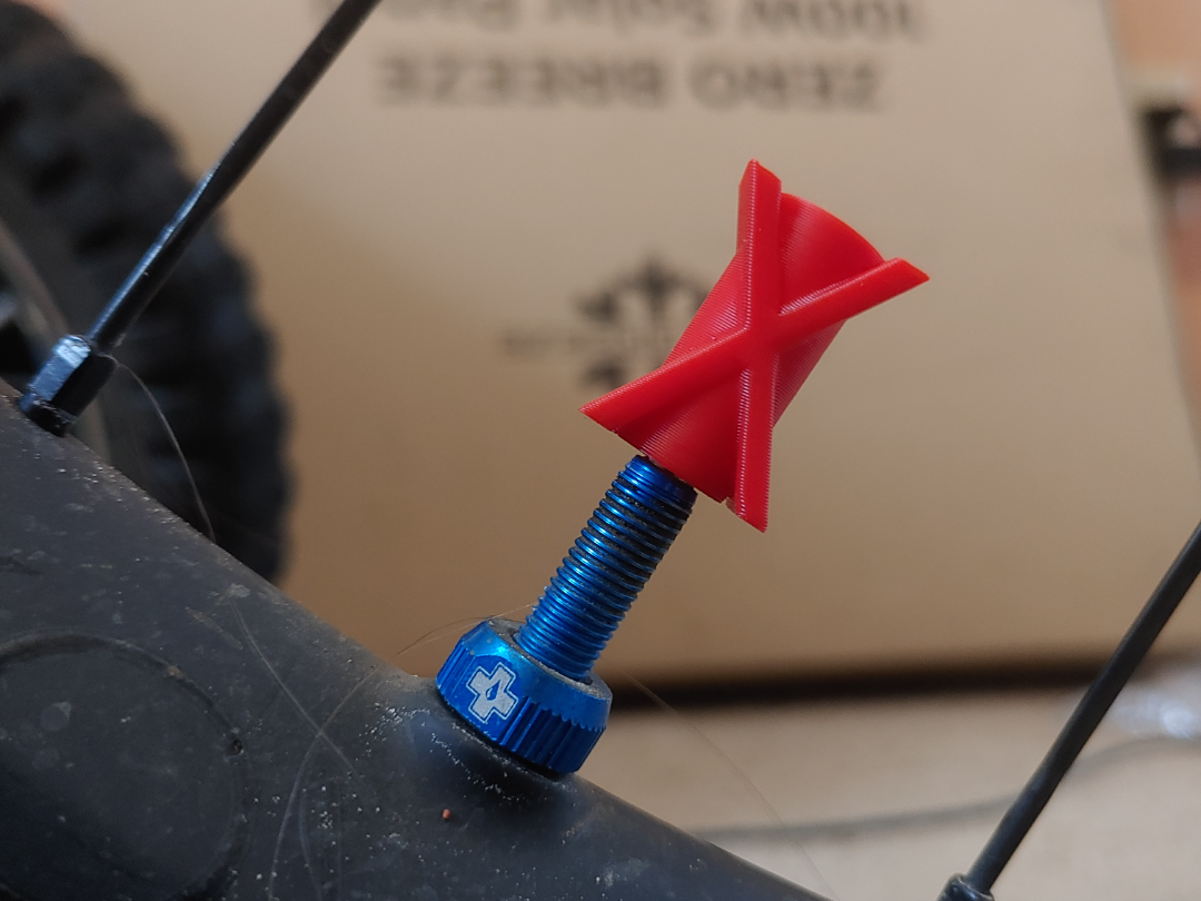 Letter X Valve Cap