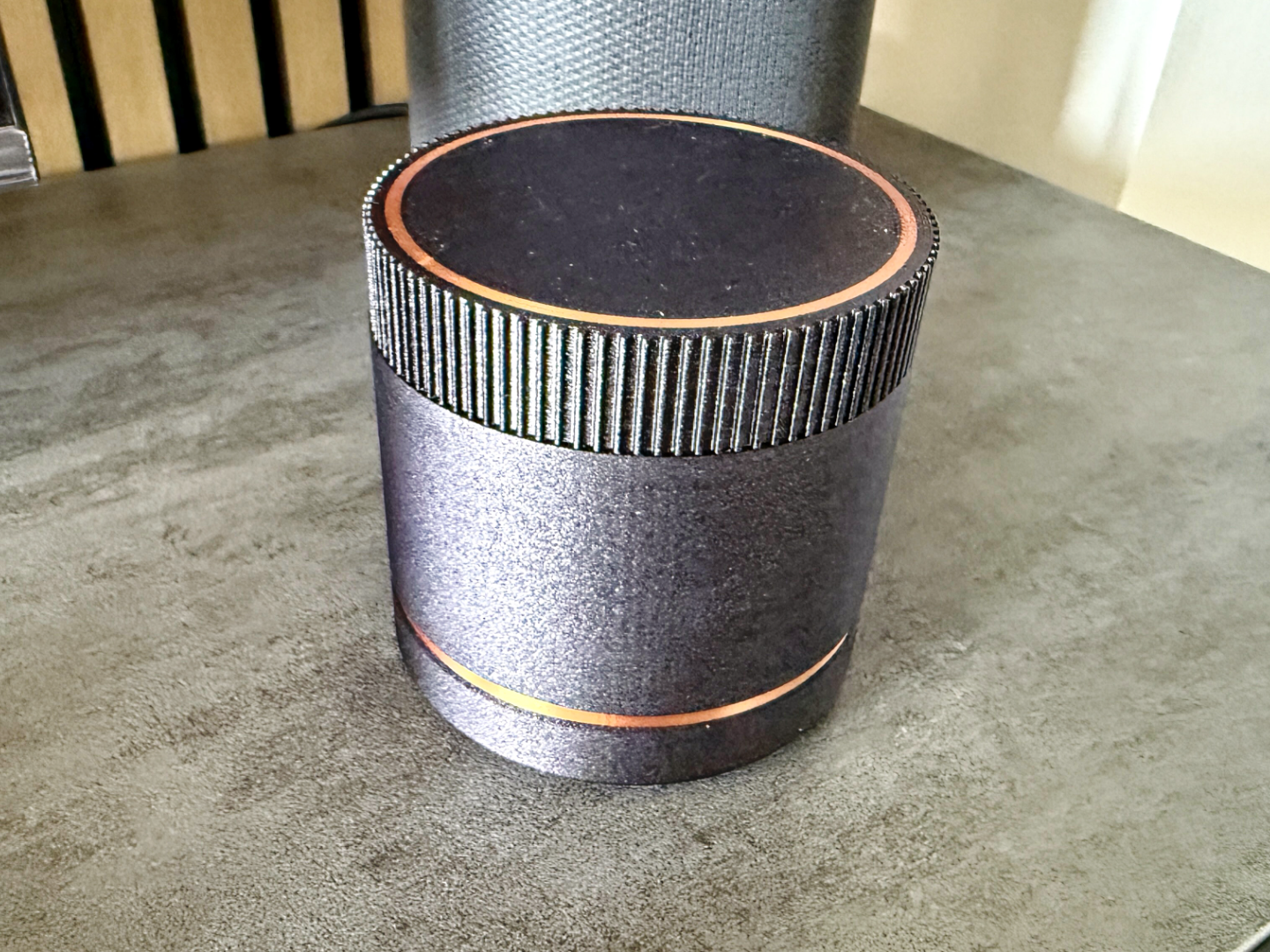 Stylish Container With Decor Ring