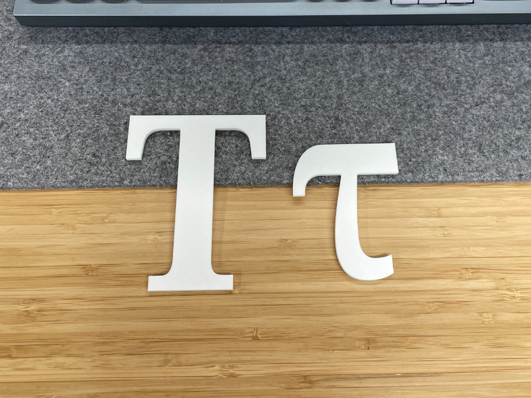 Greek Letters Tau