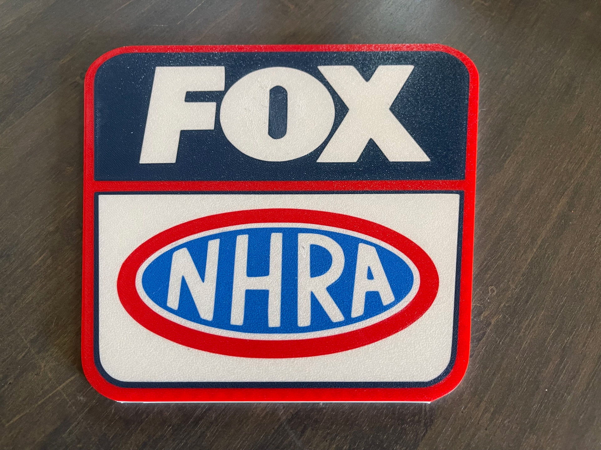 NHRA on Fox Championship Drag Racing Sign