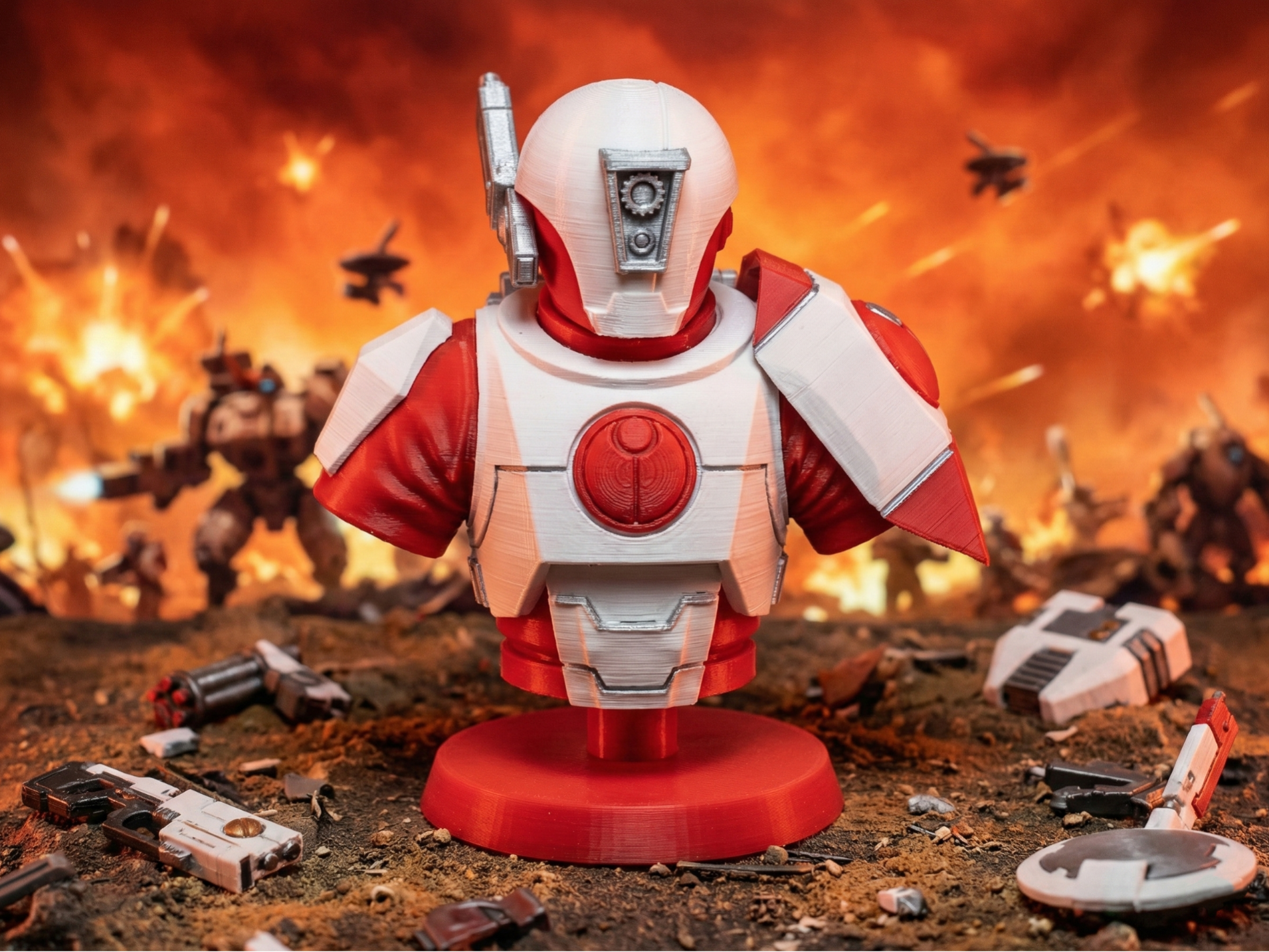 Tau Soldier Display