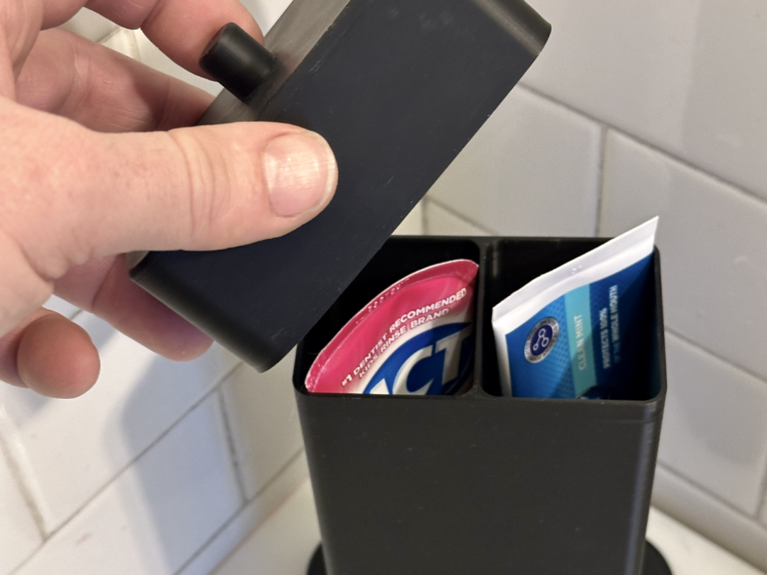 Toothpaste Storage Bin