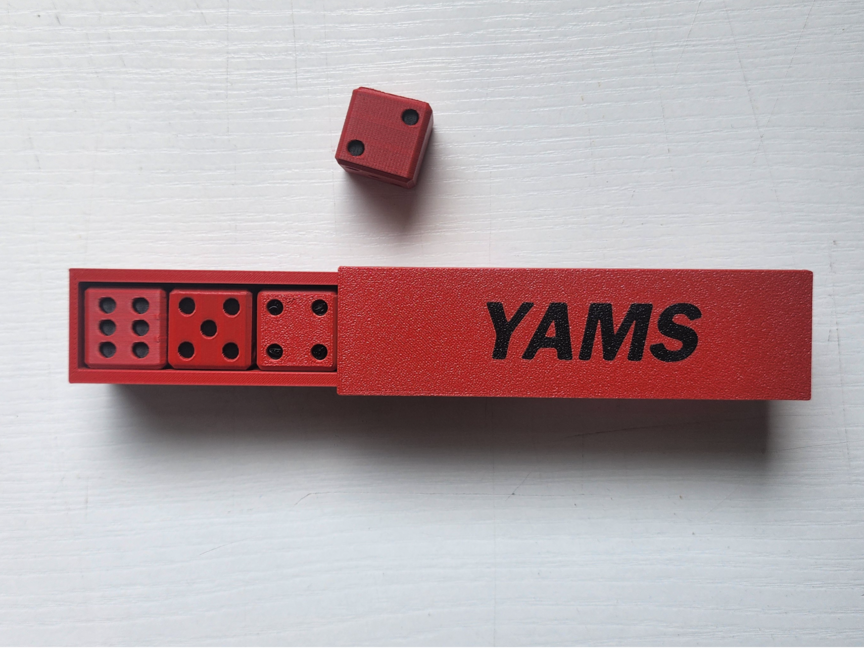 Yams Jeu de dé avec boite de rangement