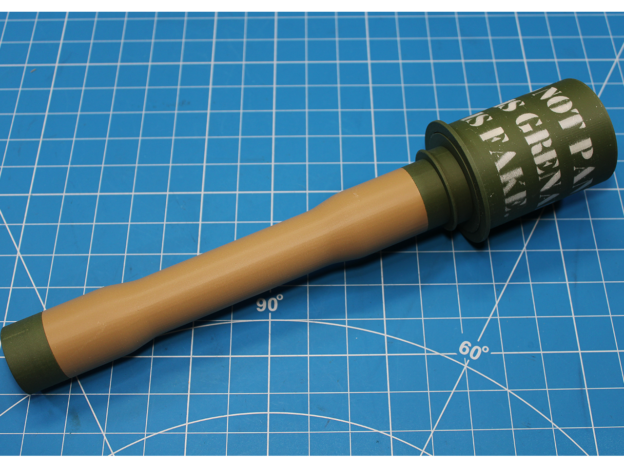 Full 3D Printed German M24 Stick Grenade