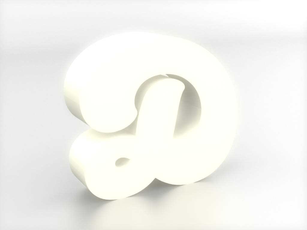 Decorative letters A-Z (Playful), LED light