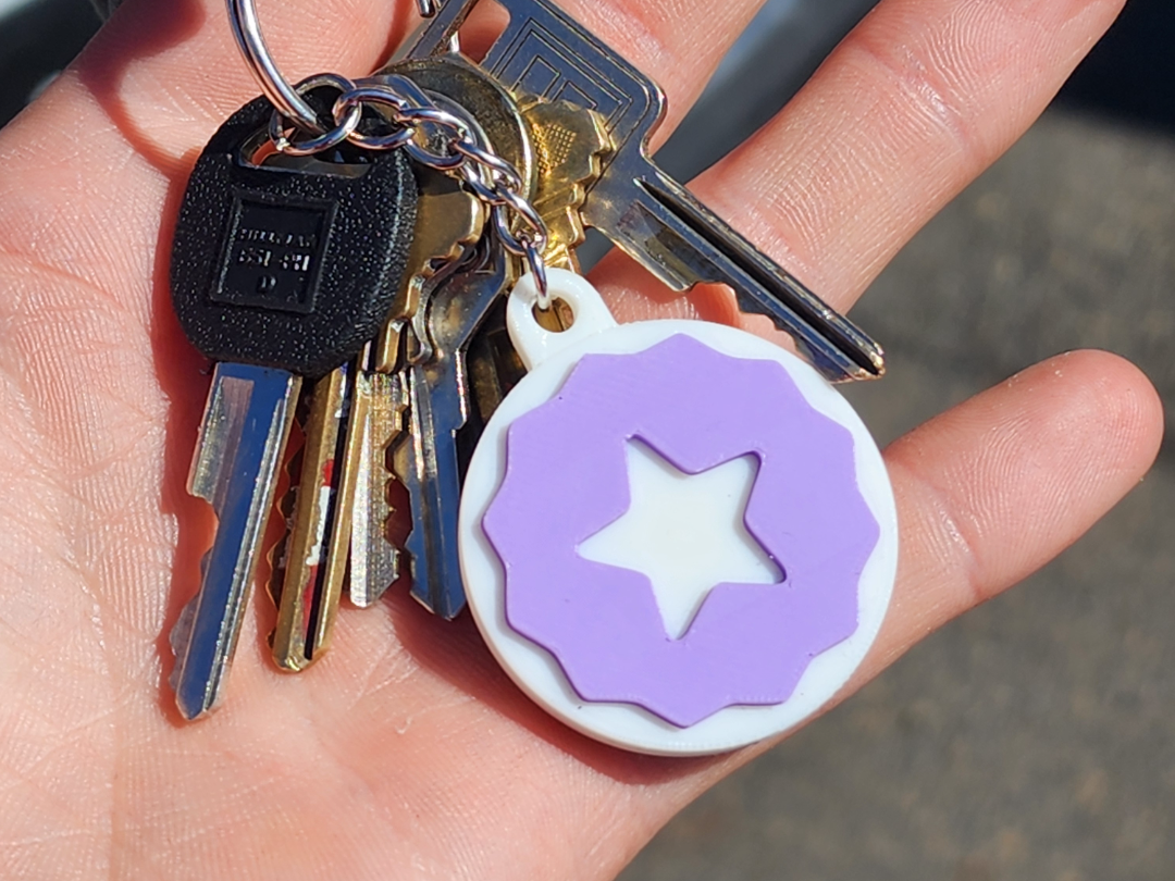 Etsy Star Seller Keychain