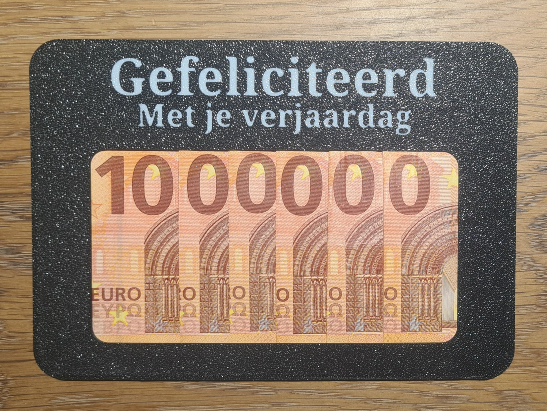 Money gift (for euro's)